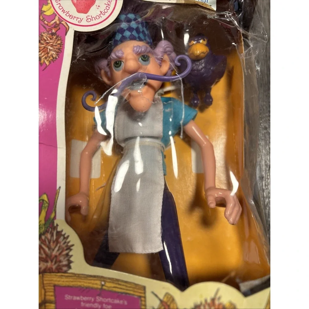 Kenner Purple Pieman & Berry Bird c. 1982  Strawberry Shortcake Friendly Foe MIB